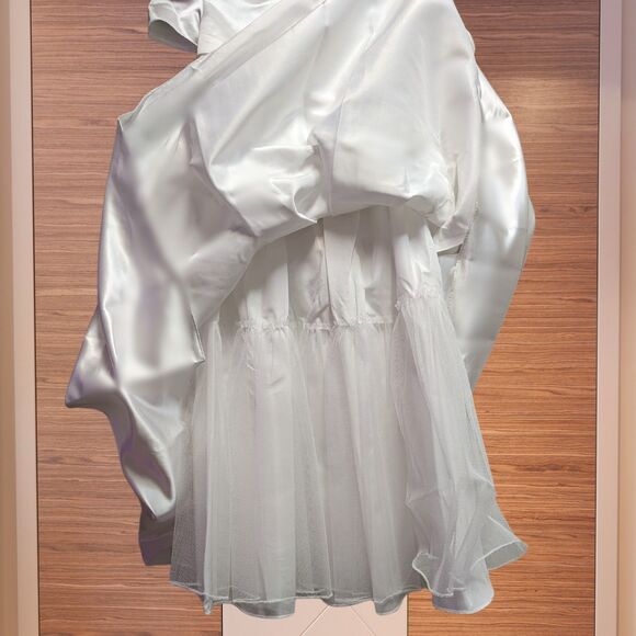 Girls White Beaded First Communion or Flower Girl Dress – Size 5-6 - Picture 4 of 7